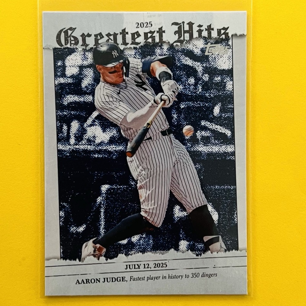 2026 Topps Series 1 Aaron Judge Greatest Hits 2025 GH-2 Yankees Insert